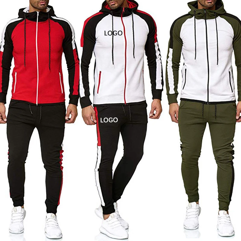 

Custom Training Jogging Wear Set Vendor Gym Jogger Tracksuits Mens Fitted Sweatsuits No Logo