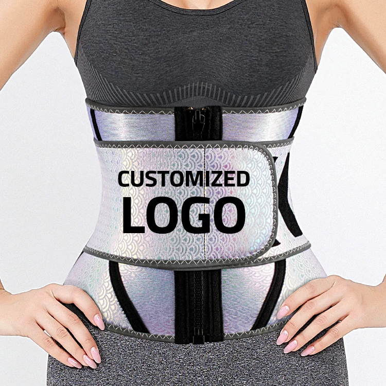 

New Customise Adjustable Plus Size Waste Trainers Snatchers Slimmer Steel Bone Shaper Colorful Waist Trainer With Logo Corset, Multi color