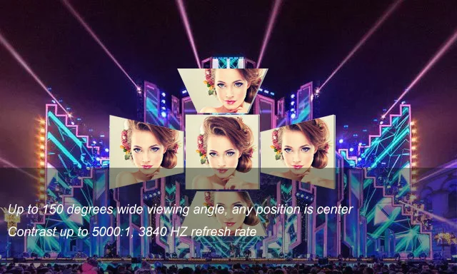 indoor rgb smd video wall led p2 screen panel display
