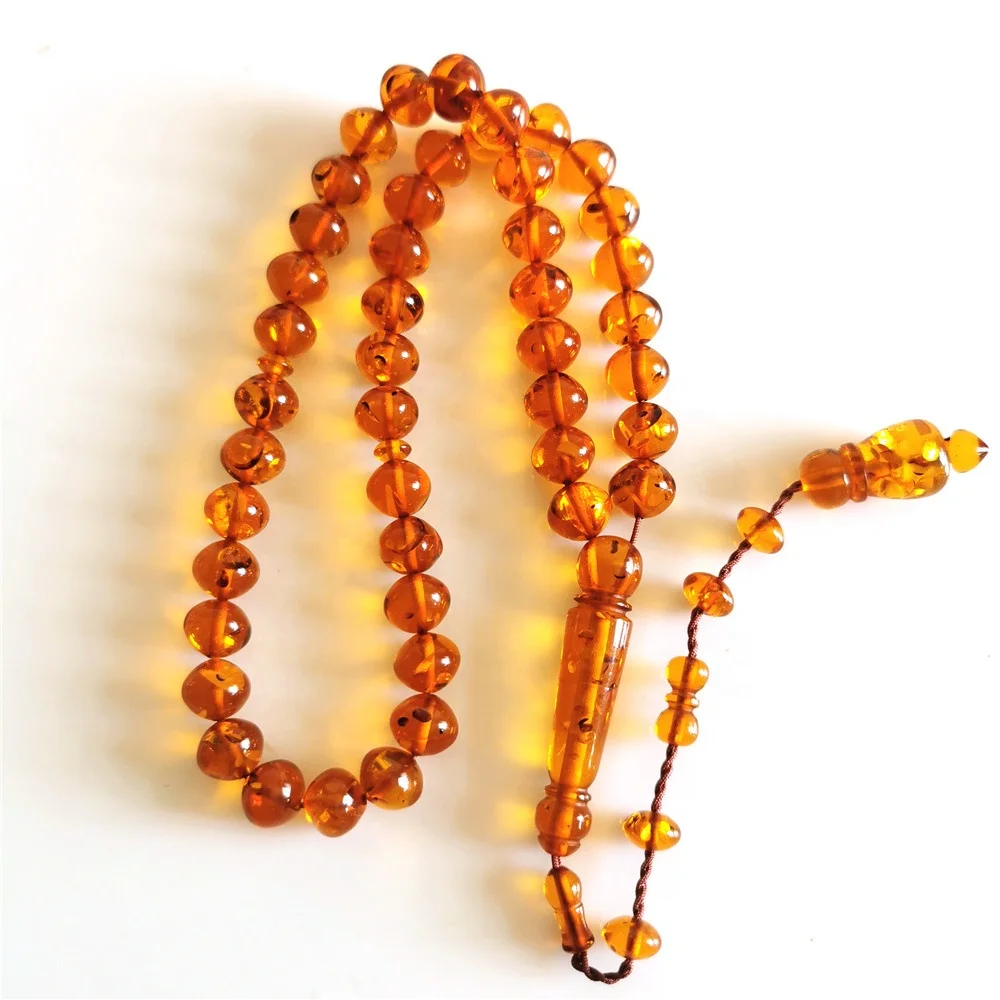 

personality  Amber Color Resin Islamic rosary tesbih masbaha sibha muslim tasbih prayer beads gifts