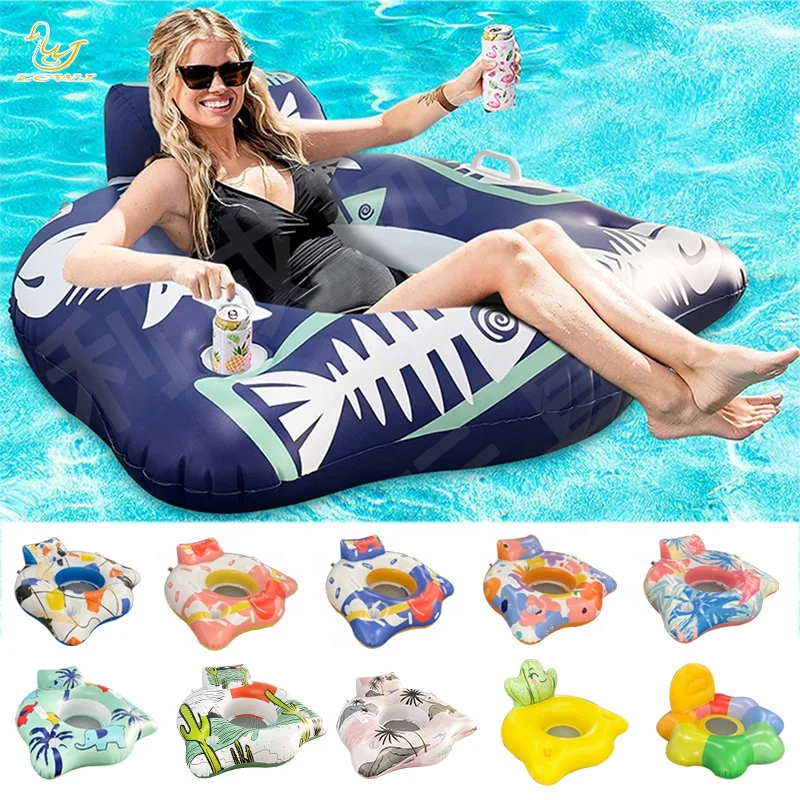 

LC Ready to Ship Summer Pool Custom Floating Swim Water Blow Up Pool Toys Adult Floats