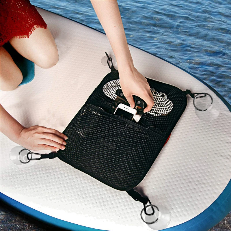 Kayak Deck Mesh Bag Boat Canoe Rafting Stand Up Paddle Board Storage