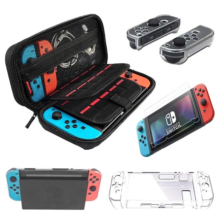 

Accessories Kit for Nintendo Switch Games Bundle Carrying Case for nintendo switch