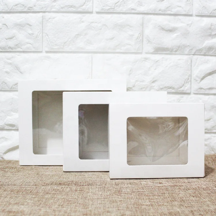 
Eco custom Printed Kraft paper box with window 