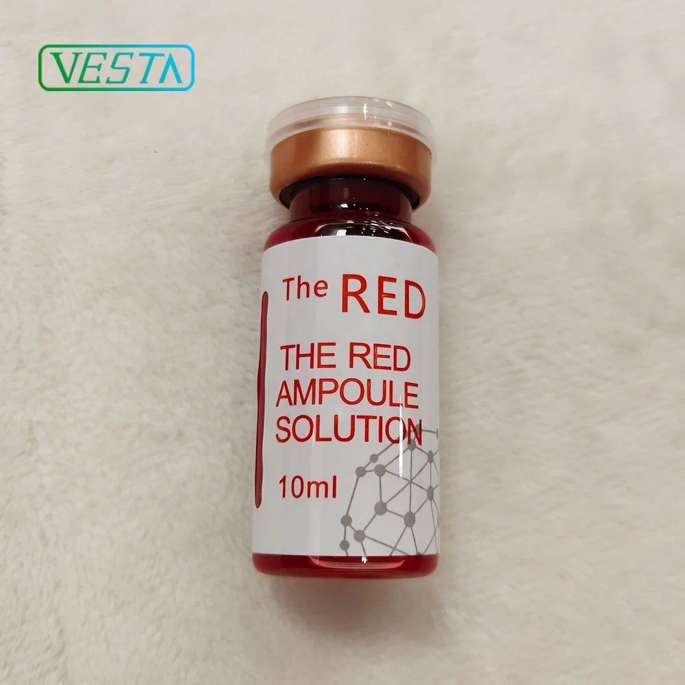 

Korea Lipolysis#6 Vesta Weight Loss Injection Lipolysis Fat Dissolving Solution double Chin/Abdomen/Arm Injectable Factory Price, Red