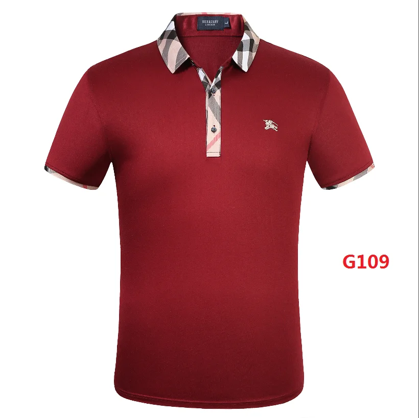 

polo t-shirts men's cheap brand bright colored stripe bodyfit golf work shirt stripe pattern polo casual shirts