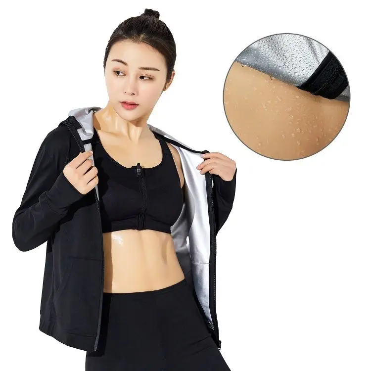 

Flygaga Women Slimming Body Shapers Neoprene Sauna Sweat Suit With Long Sleeve Fitness Sport Wear Diving Suit Wetsuit