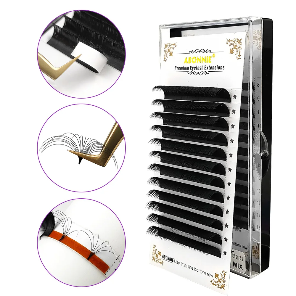 

Easy Fans Lashes Extensions Fast Automatic Eyelashes False Flowering Auto Fan Eyelashes Cilios