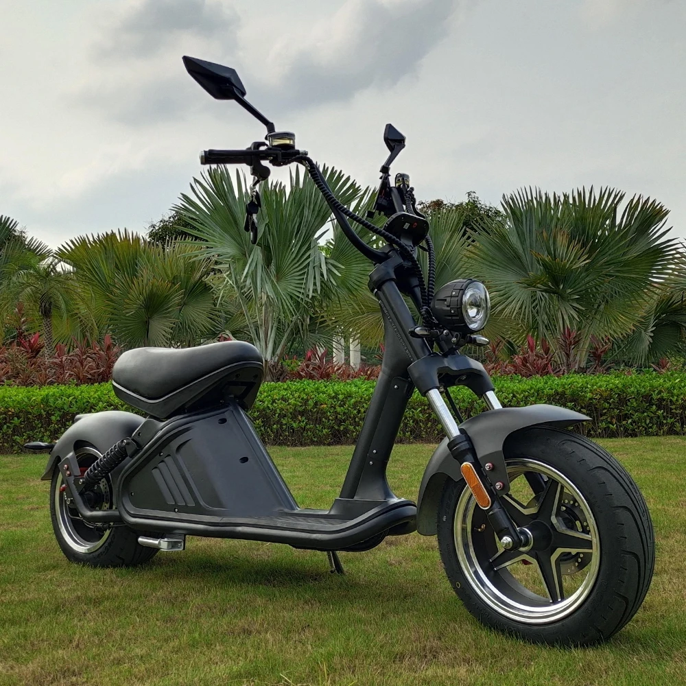 

Adult Hot sale 1500w 2000W 60V 20ah 30AH Electric Chopper M2 Fat Tire Amoto Electric Scooter Citycoco adults, Customized