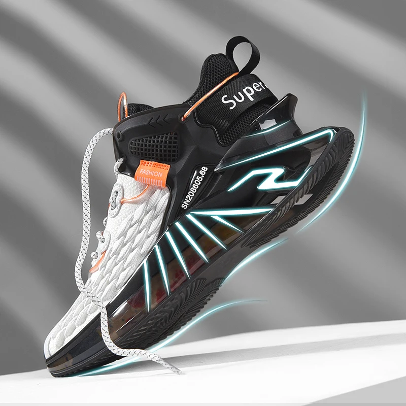 

Wholesale Blade Sports Shoes Fashion Fitness Walking Shoes Mens Casual Sneakers Zapatos Deportivos Custom Running Sport Shoes, 3 colors