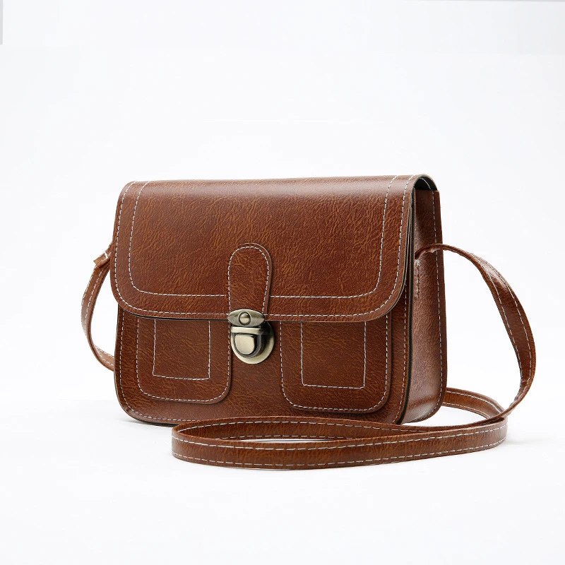 

Retro mini fashion women crossbody Pu slung shoulder bag