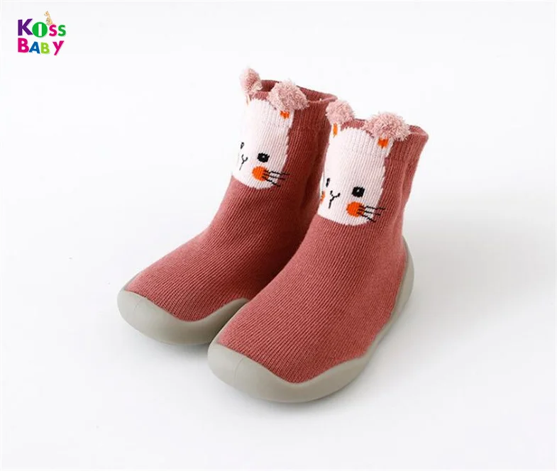 

Cartoon animals tiger baby anti slip shoes sock soft Non-slip kids Floor socks with rubber bottom, Picture shows