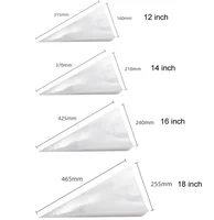 

Cake Suppliers Kits 100 pack Thickened 14 inch Disposable Decorating Pastry Icing Piping Bags