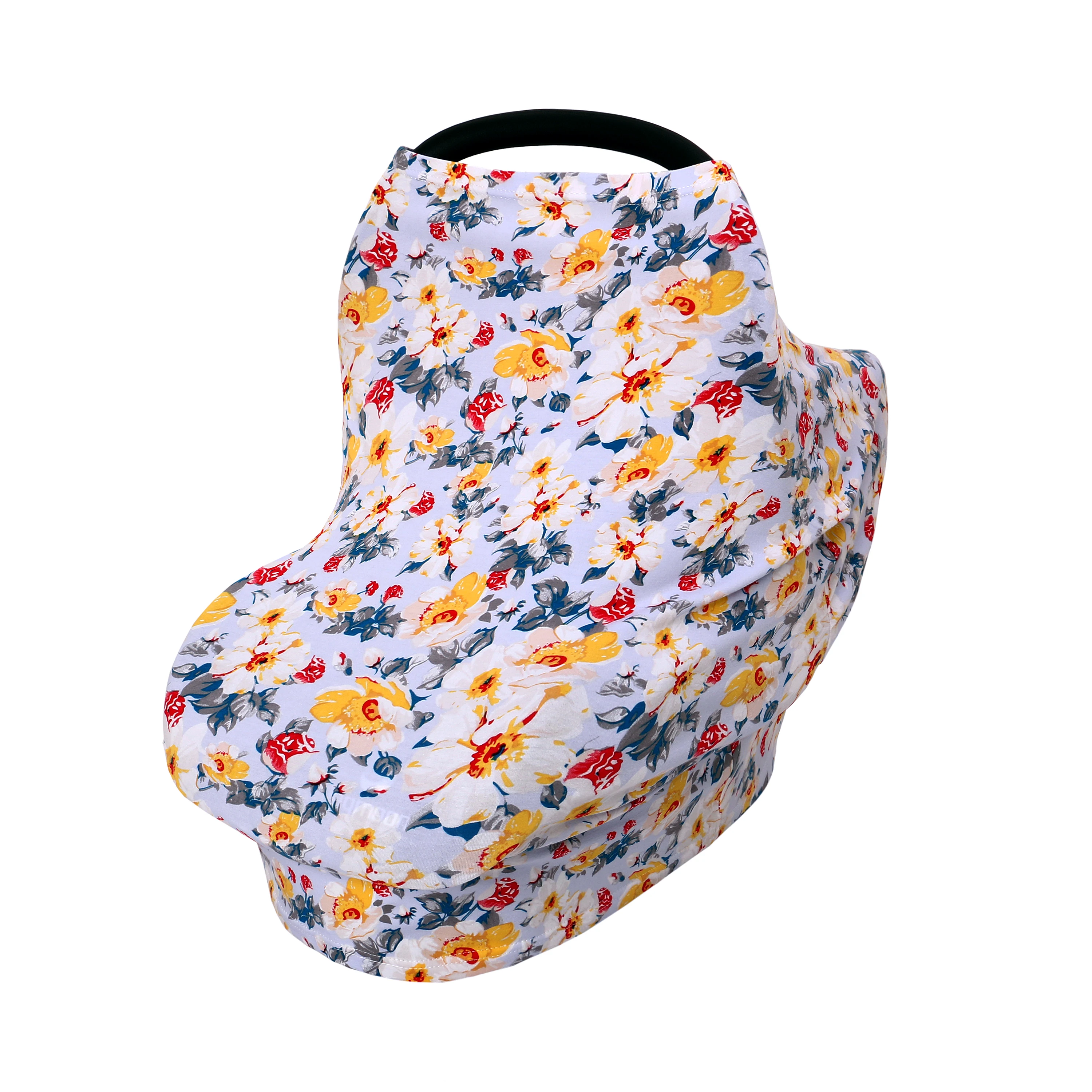 

Multiuse washable stroller cover apron spandex cotton canopy shopping cart cover breastfeeding toddler baby nursing cover scarf
