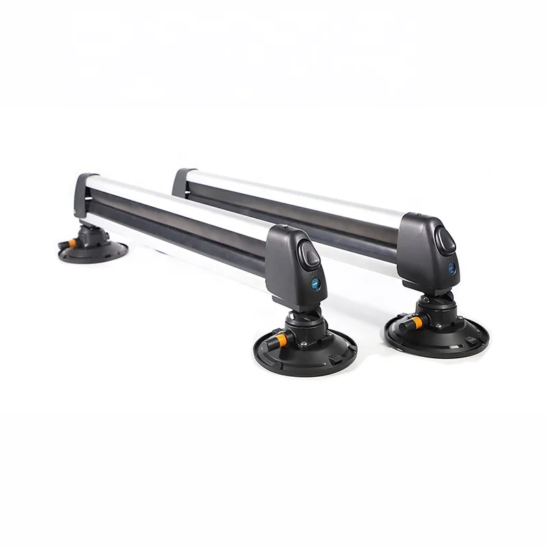Custom Logo Universal Aluminum Auto Roof Mount Ski Board Rack Industrial DIY Grade with Lock ODM & OEM Supported