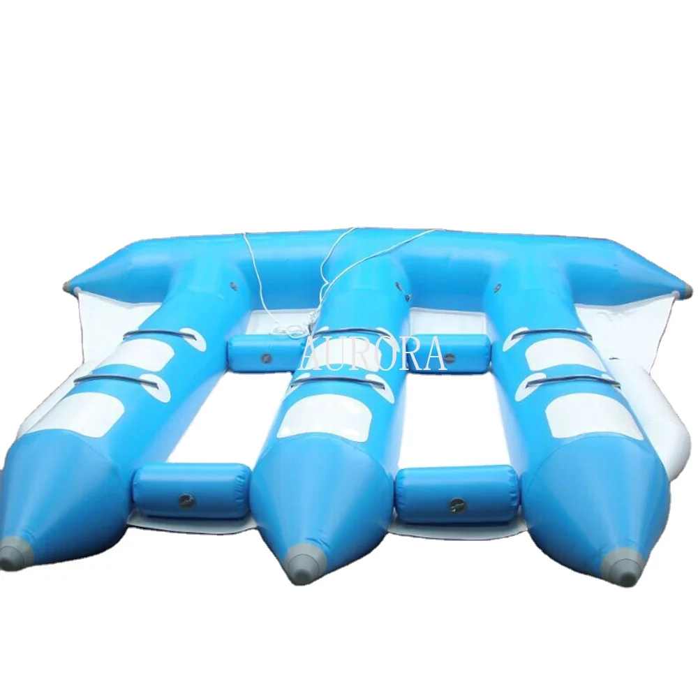 

Hot sale inflatable fly fishing boat inflatable flying fish banana boat inflatable flying fish tube banana boat, Customized