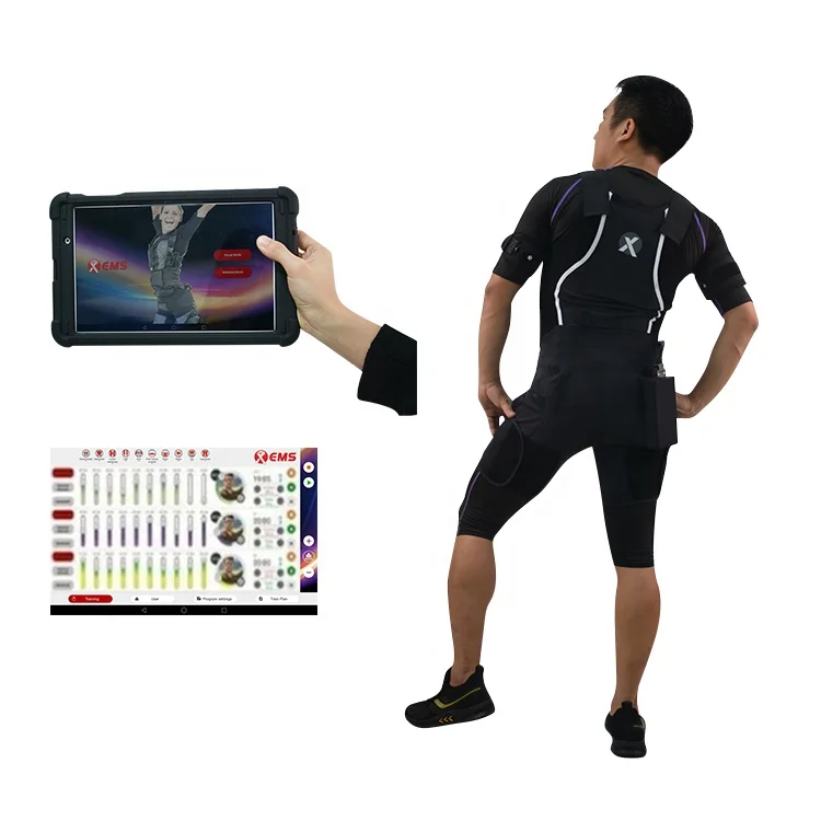 

Free shipping xbody xems Wireless fitness electro stimulation suit weight loss ems machine