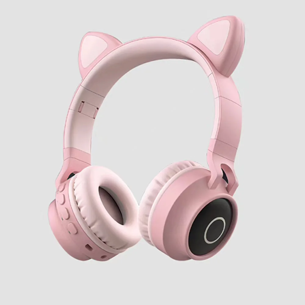 

BT028C super Bass blutooth 5.0 headset tws wireless earphones wireless earphone cat ear headphone