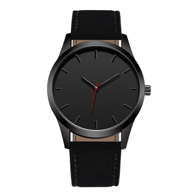 

Drop Shipping Simple Men Watches Classic Fashion Casual Luxury Leather Business Quartz Wrist Watch
