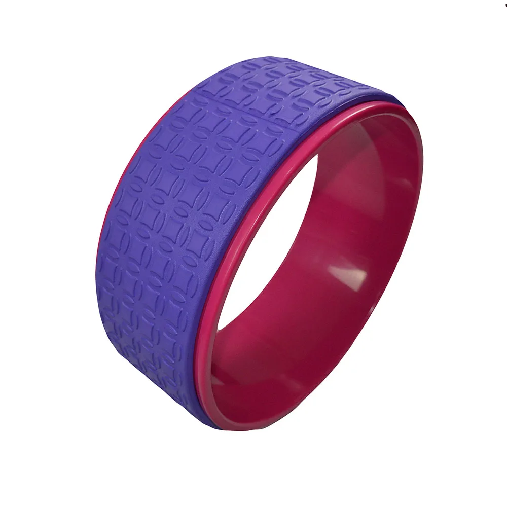 

High density abs tube custom body eva exercise yoga wheel set with logo