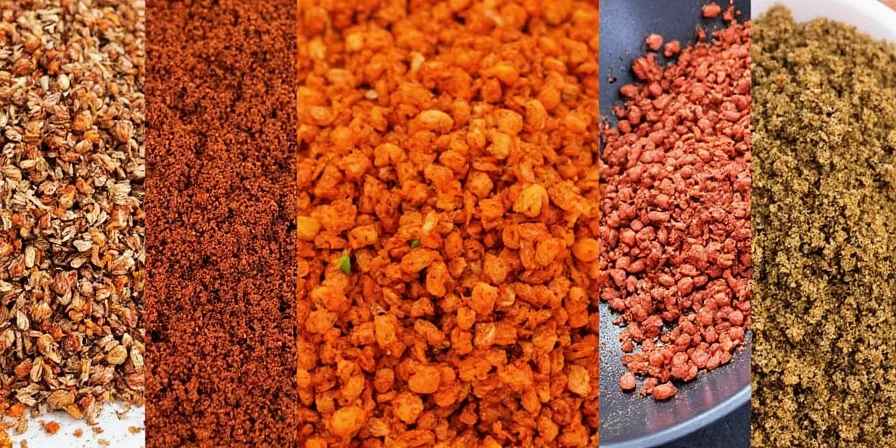 Yogurt with birria spice topping