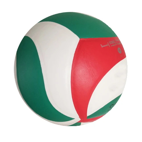 

Official Pallavolo PU Aolilai 4500 Soft Touch Laminated Size 5 Gym Indoor Volleyball for Match, White red black blue green