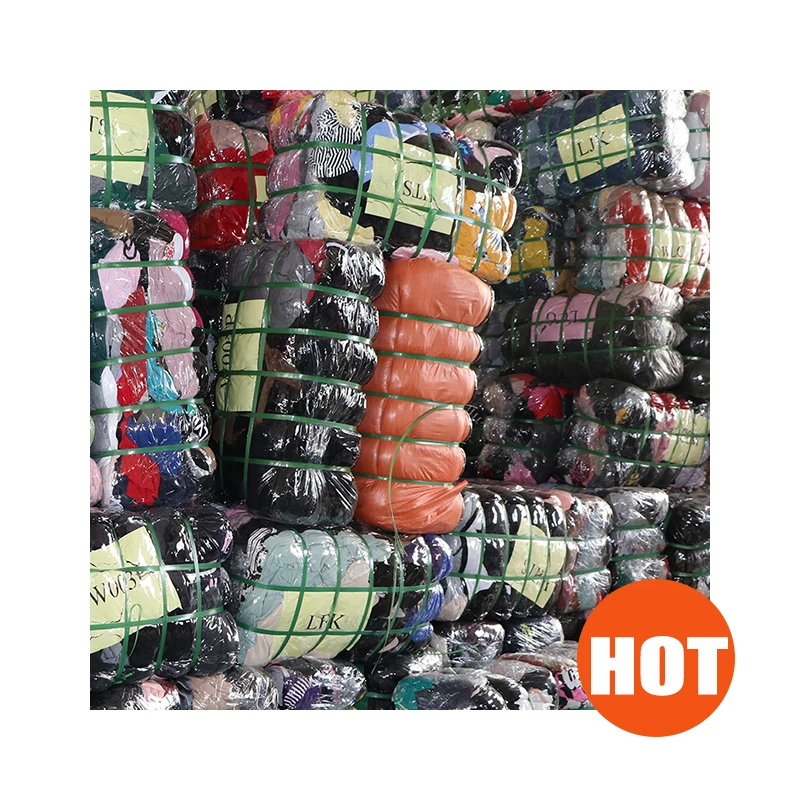 

China second hand clothes bales export used mixed clothing bales 100kg Bale Used Clothing, Mixed color
