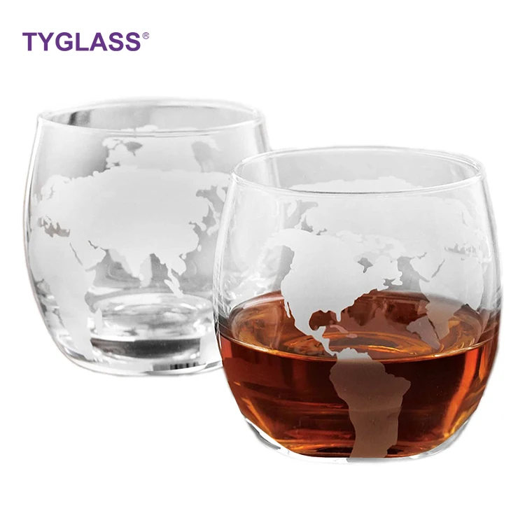 

ODM/OEM Single Wall globe glass cup handmade borosilicate glass red wine glass cup