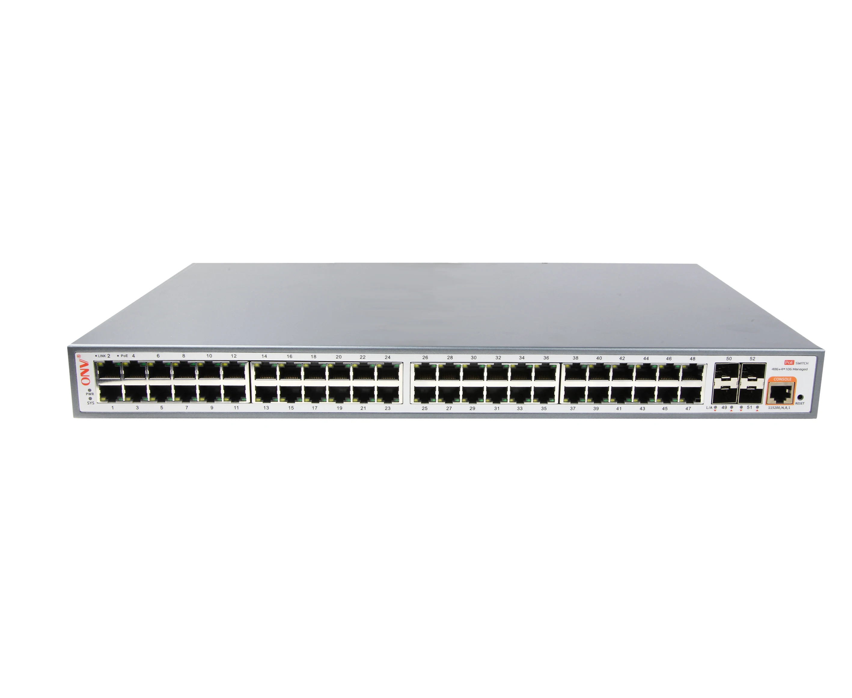 

Layer 3 manageable 48 port PoE switch with 4 10G SFP uplink managed 48 port PoE network switch