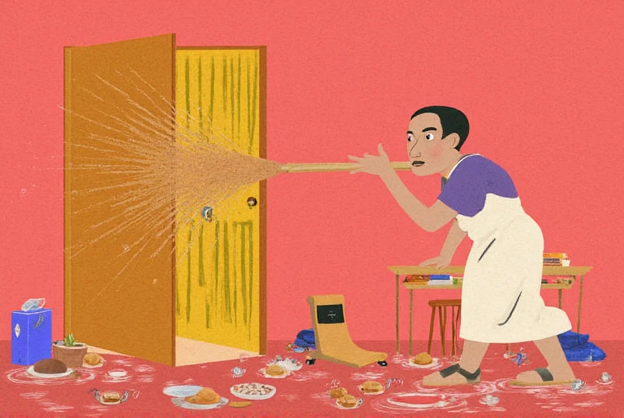 blow cinnamon through your door