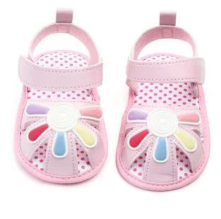 Wholesale Soft Sole  Buckle Prewalking  Baby Girls Infant Sandals  Dress Princess Slippers Mary Jane Shoes factory