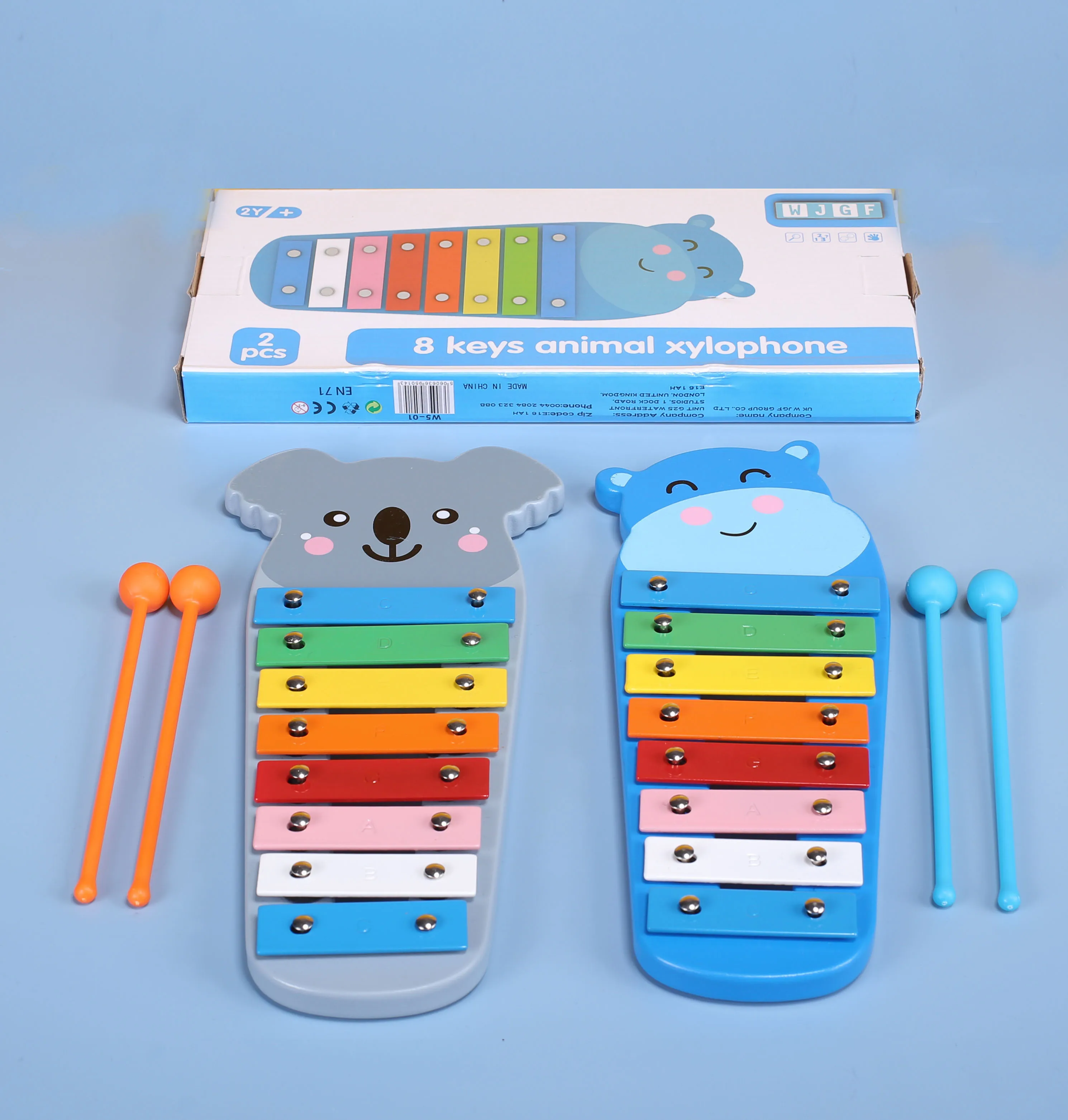 

Educational Unicorn Music Instruments Outdoor musical toys Wooden Xylophone For Kids