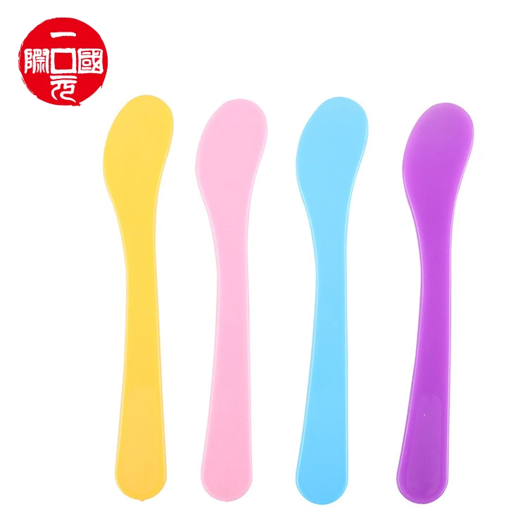 

Wholesale beauty face mask tool large thickening film stick spoon plastic DIY mask tool about 15cm thickening and lengthening, Multiple colour