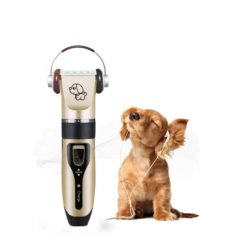 

Dog Shaver Clippers Trimmers & Blades Low Noise Rechargeable Cordless Electric Quiet Hair Clippers Set for Dogs Cats Pets