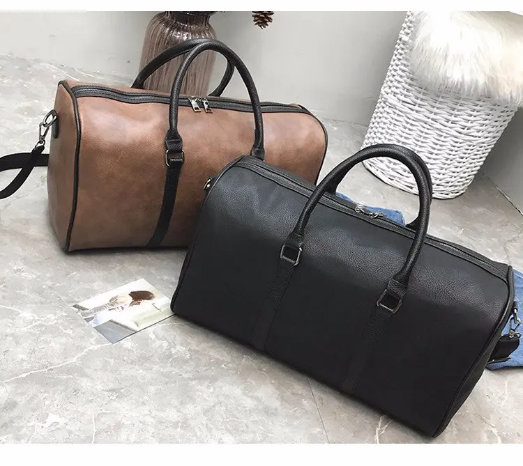 

Wholesale Western popular style men business leather travel bag