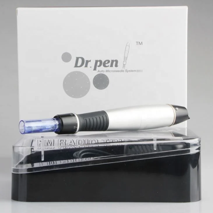 

Manufacturer Skin Care Derma Pen Micro Needling Dr Pen A1, Silver and black