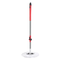 

Wholesale microfiber floor flat telescopic handle cleaning mop super house 360 cleaning magic rotary mop