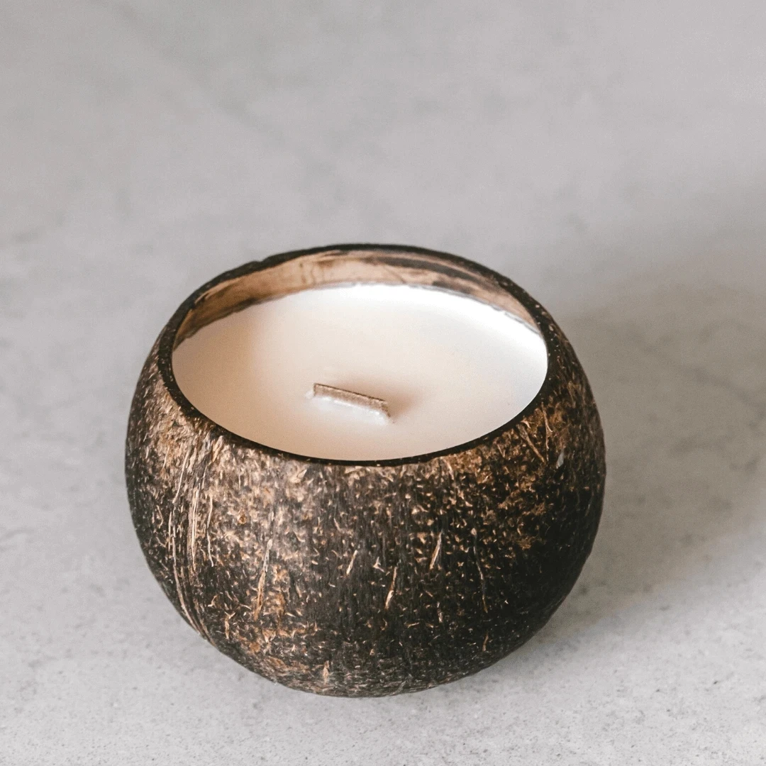 

Organic Eco-Friendly Vegan Natural coco decorative candle bowl