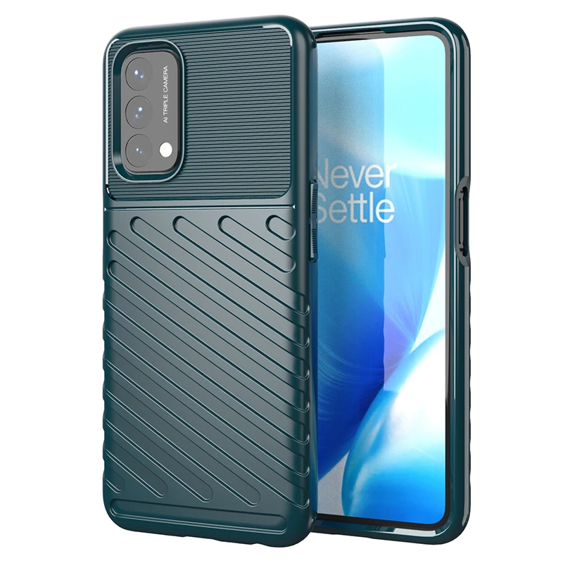 

Rugged shield wholesale phone cases Shockproof silicone TPU Mobile Back Cover For oneplus nord N200 5G phone case, 3colors