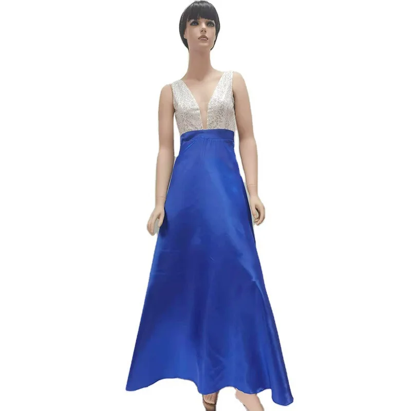 

2020 new dress sexy V-neck sleeveless sequin dress dress, Picture color
