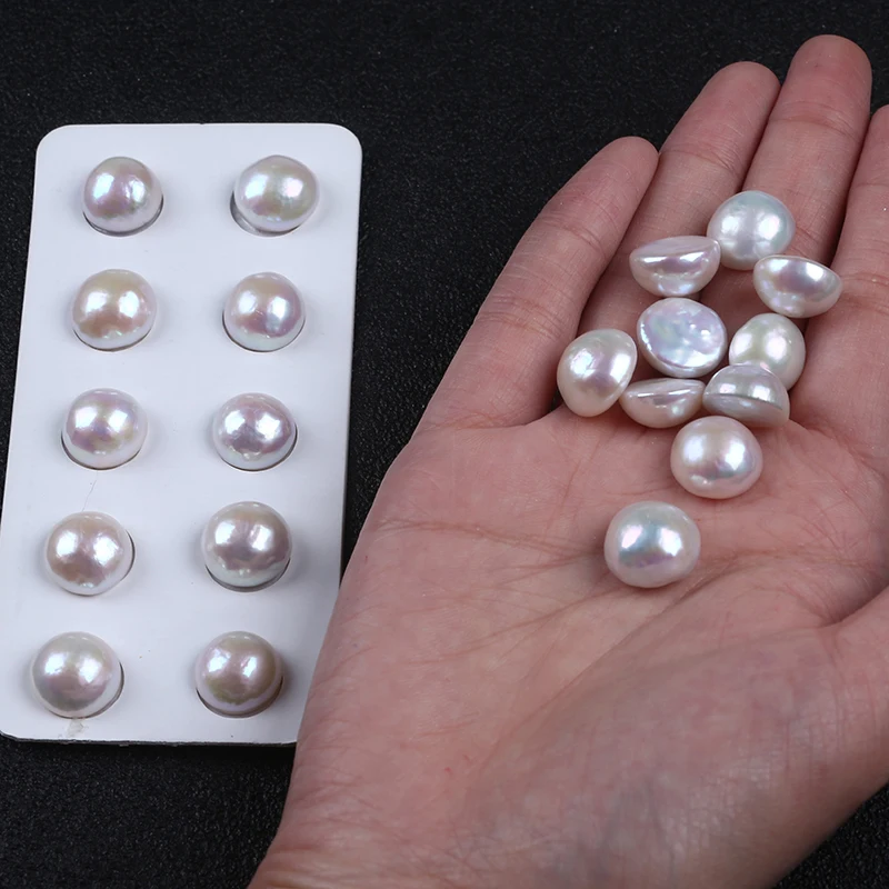 

White Loose Mabe Pearls For Earring/Ring/Necklace Pendant