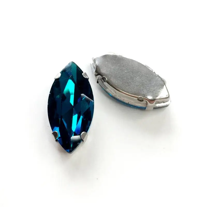 Free sample Sew on stone shiny crystal beads fancy rhinestone on clothing sew on rhinestone