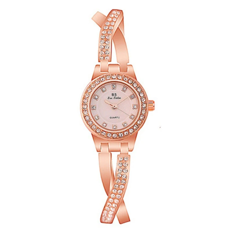 

BS FA1531 Women Watches With Diamond Luxury Brand Dress Small Dial Ladies Wristwatch Rhinestone Clock Female Bracelet Watch