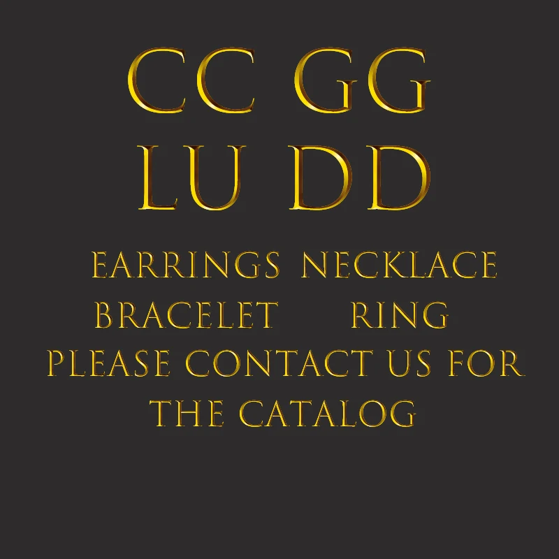 

GG Earring stainless steel high quality Stud Earring Fashion jewelry wholesale Letter Earring