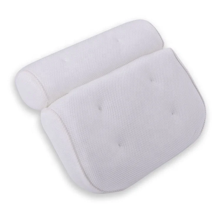 

Shinnwa 3d mesh spa bath pillow bathpillow headrest with 6 suction cups