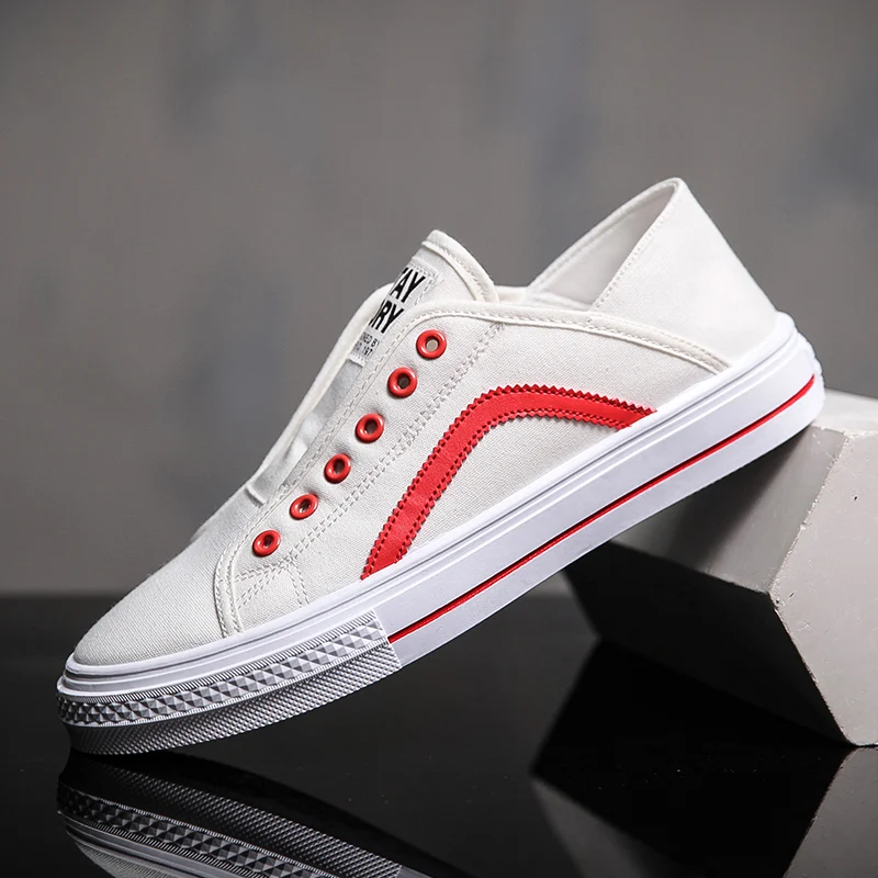 

Good Quality Breathable White Canvas Shoes casual Sneaker For Men Women