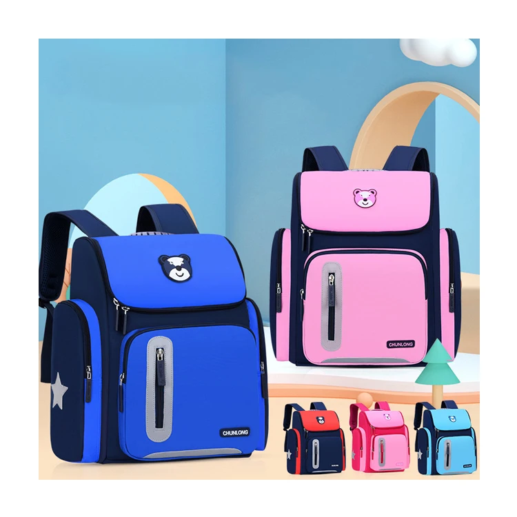 

2021 New Design School Bag Fashion Leather Boys Girls Backpack Large Capacity Schoolbag Waterproof Kid Backpacks, Customized color