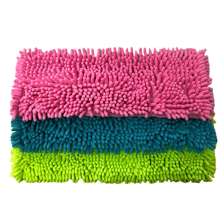 Chenille Microfiber Mop Pad Head Refill For Home Floor Steam Cleaning