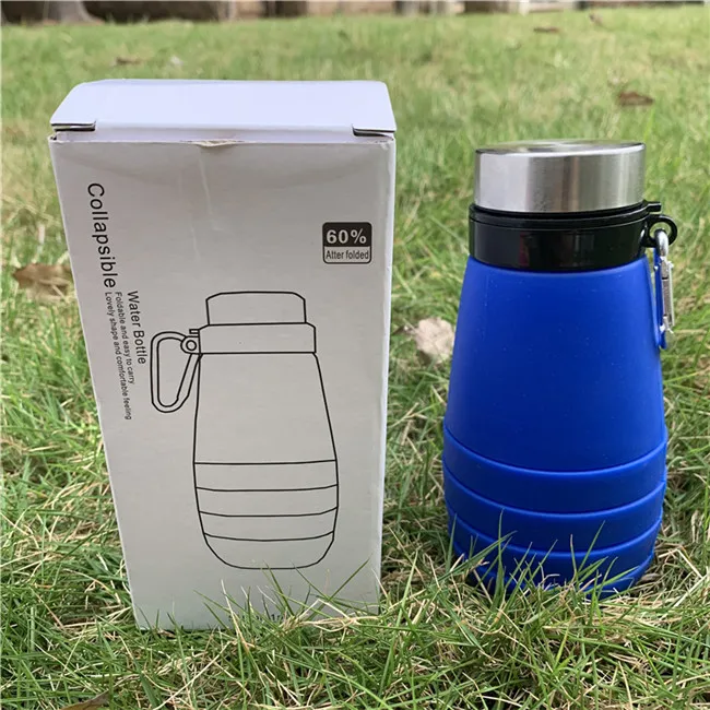 

Custom Logo 100% BPA Free 17oz 500ml Large Capacity Colorful Silicone Foldable Protein Shakers For Gym