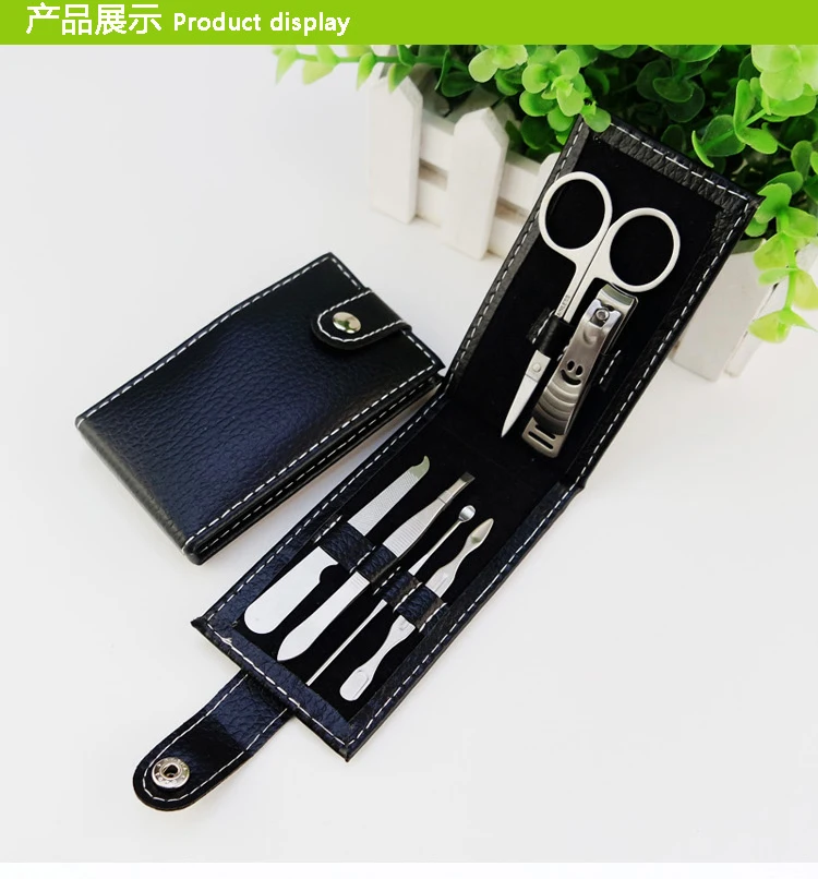Wholesale Manicure Set 6 Pcs Beauty Personal Care Pu Case Stainless
